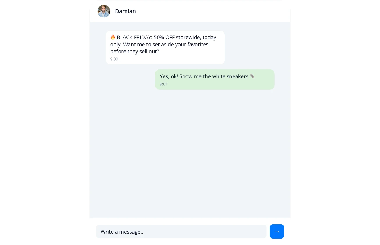Personalized campaigns by segment