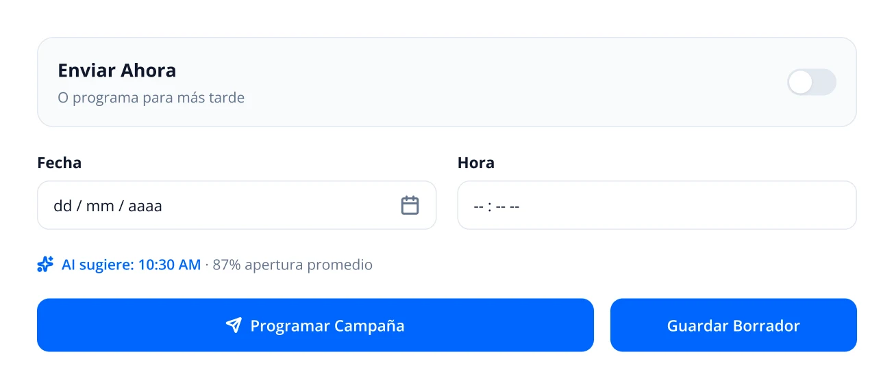 Automatiza tus campañas