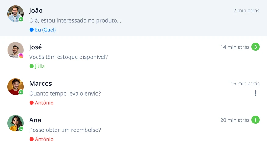 WhatsApp e Instagram, juntos.